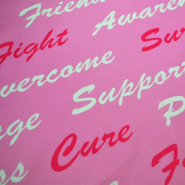 MOFAN Breast Cancer (Pink) 3x5ft Polyester Flag Pink Ribbon with 2 Brass Grommets - Image 4