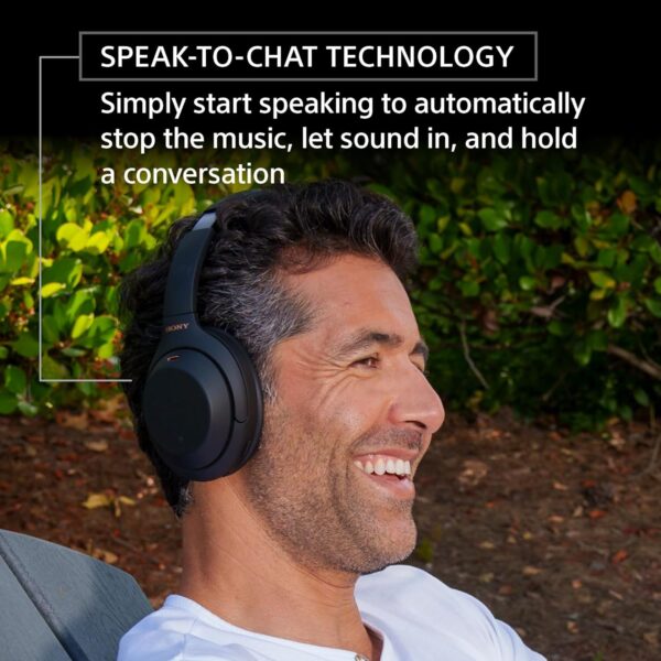 Sony WH-1000XM4 Wireless Premium Noise Canceling Overhead Headphones with Mic for Phone-Call and Alexa Voice Control, Midnight Blue WH1000XM4 - Image 5