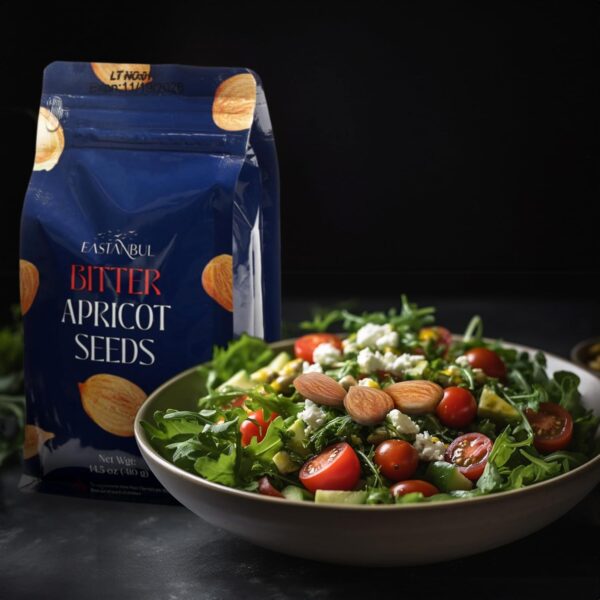 Eastanbul Apricot Seeds, 14.5oz, Apricot Kernels, Raw & Bitter Seeds, 100% Natural Farm Fresh Premium Bitter Kernels, Almondy from Turkey, Vegan, Gluten Free, Non GMO - Image 8