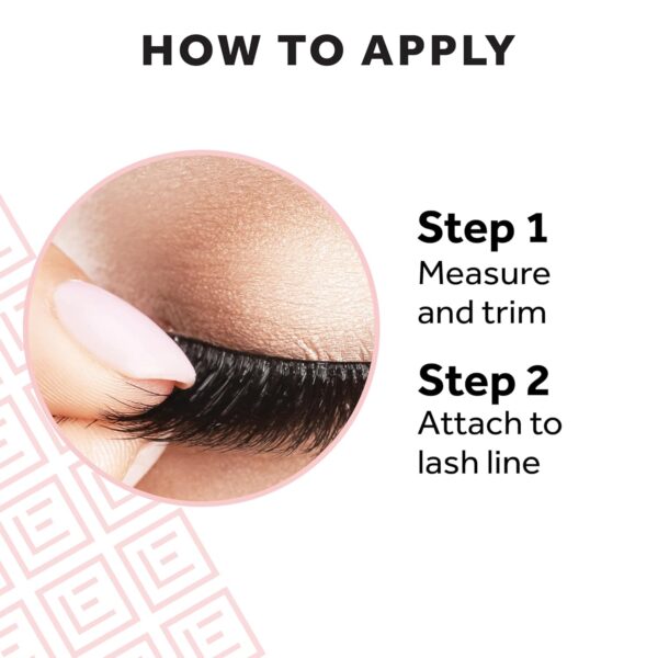 Eylure Pre-Glued Wispy Light Texture Eyelashes, No.117, Twin Pack - Image 6