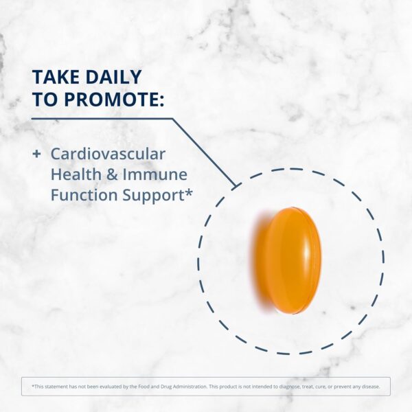 Metagenics Vitamin D3 + K - for Immune Support, Bone Health & Heart Health* - Vitamin D with MK-7 (Vitamin K2) - Non-GMO - Gluten-Free - 60 Softgels - 5,000 IU - Image 4