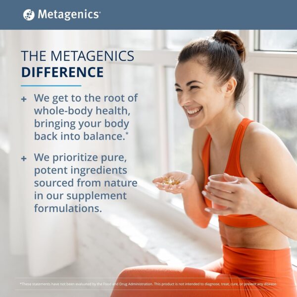 Metagenics Vitamin D3 + K - for Immune Support, Bone Health & Heart Health* - Vitamin D with MK-7 (Vitamin K2) - Non-GMO - Gluten-Free - 60 Softgels - 5,000 IU - Image 6