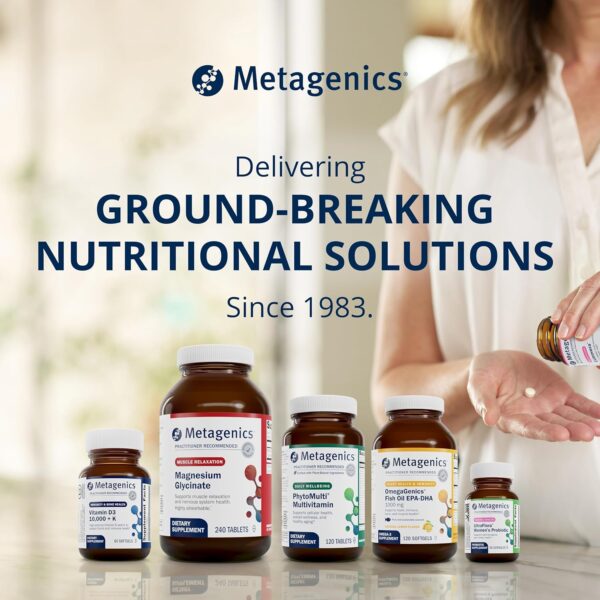 Metagenics Vitamin D3 + K - for Immune Support, Bone Health & Heart Health* - Vitamin D with MK-7 (Vitamin K2) - Non-GMO - Gluten-Free - 60 Softgels - 5,000 IU - Image 7