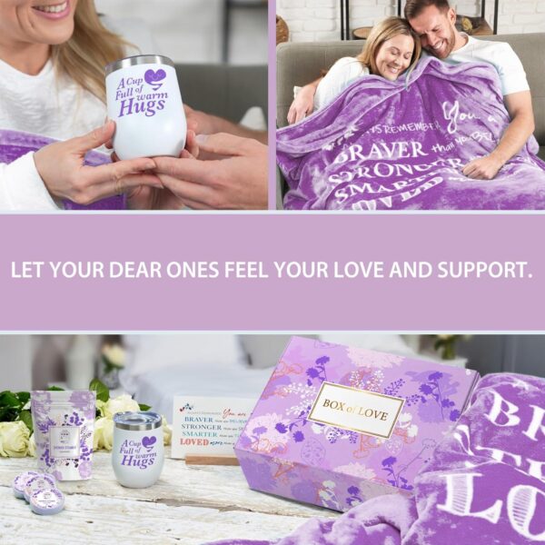 Cancer Care Gifts for Women - Chemo Care Package for Women - Get Well Soon Gift Basket - Chemotherapy Must Haves - Hug in a Box - 22 Things to Bring to Chemo - Image 6