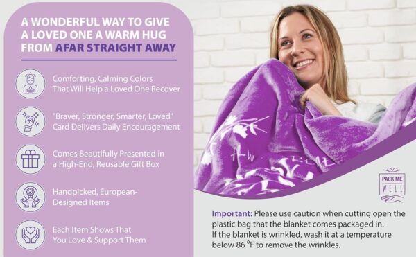 Cancer Care Gifts for Women - Chemo Care Package for Women - Get Well Soon Gift Basket - Chemotherapy Must Haves - Hug in a Box - 22 Things to Bring to Chemo - Image 8
