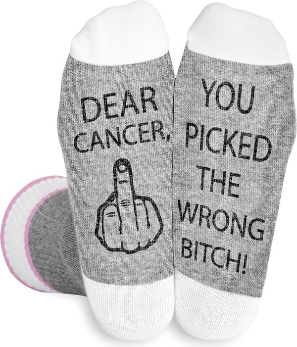 FujLoy Cancer Socks, Cancer Patients Must Have, Chemotherapy Must Haves. - Image 2