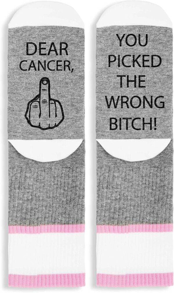 FujLoy Cancer Socks, Cancer Patients Must Have, Chemotherapy Must Haves. - Image 3