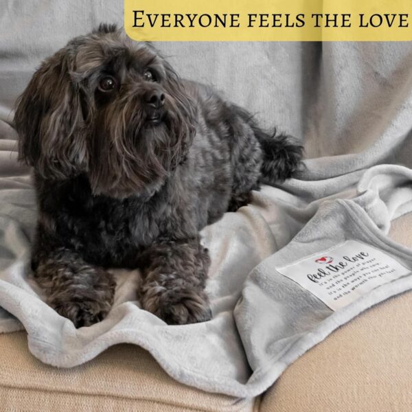 Get Well Blanket - Healing Blanket - Inspirational Blankets for Women/Men - Get Well Soon Gifts - Warm Hugs - Soft Fleece Throw Blanket - Strength - Healing Thoughts (Gray Fleece 50x65) - Image 6