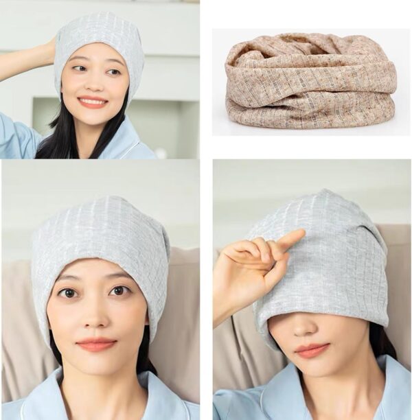 Women's Slouchy Beanie Chemo Hat: 5pcs Cancer Head Wraps Hair Covers Turban Hip-Hop Running Skull Cap Sleep Head Scarf for Cancer Patient - Image 7