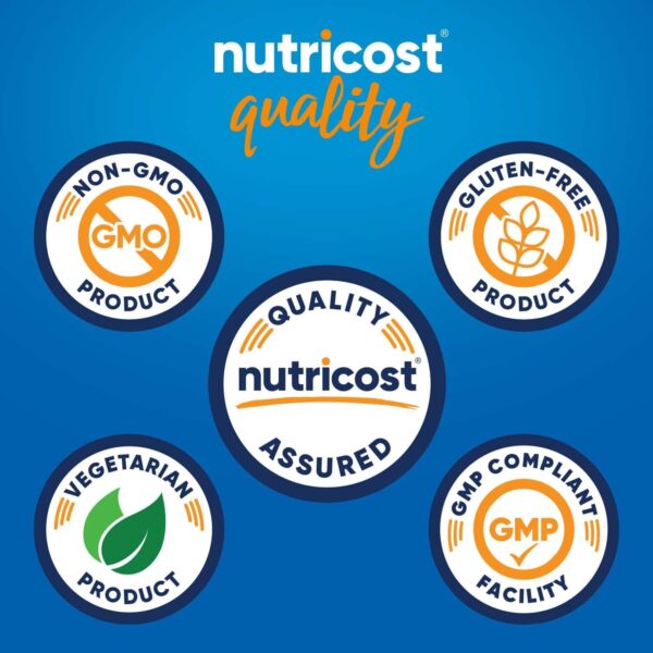 Nutricost L-Glutamine Powder (500 Grams) Unflavored - Gluten Free & Non-GMO, 100 Servings - Image 3