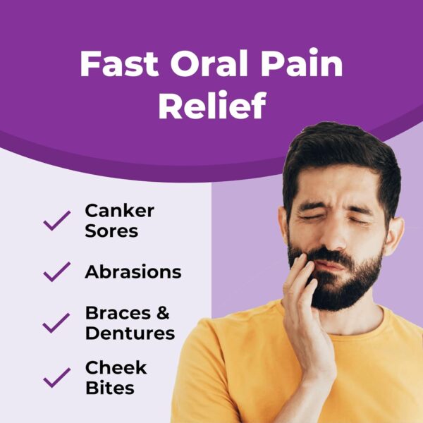Mouth Sore Gel, Natural Relief for Inside Mouth Sores with Olive Oil, Calendula, and Clove – 0.42 oz - Image 4