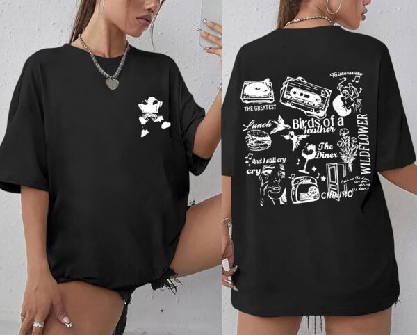 Oversized Concert Album Shirts Rock Band Tees for Women Hip Hop Gifts for Concert Lovers Music Festival Outfits Tops - Image 4