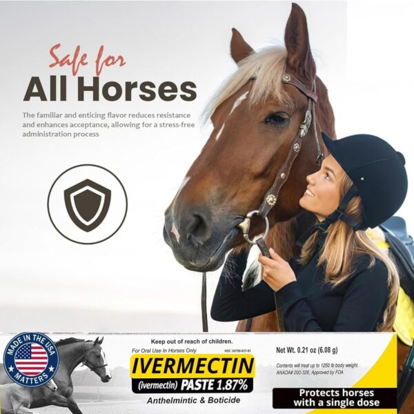 Ivermectin Horse Paste 6.08 Grams 2 Pack (Package May Vary) - Image 3