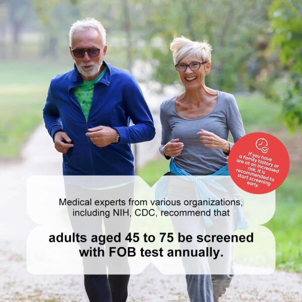 2 Test Colorectal Cancer Screening (FOB) Test Kit - Easy-to-Use at-Home Fecal Occult Blood Test for Early Detection - Convenient and Reliable Colorectal Cancer Screening Tool - Image 6
