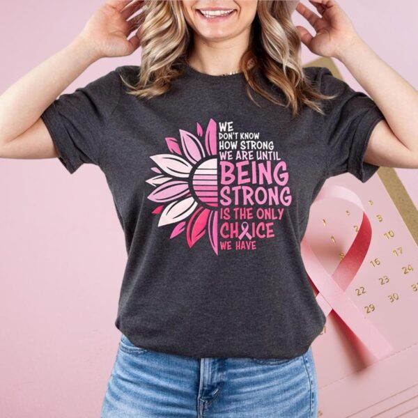 Breast Cancer Shirts Women Breast Cancer Awareness T-Shirts Cancer Survivor Pink Ribbon Short Sleeve Graphic Tee Tops - Image 5