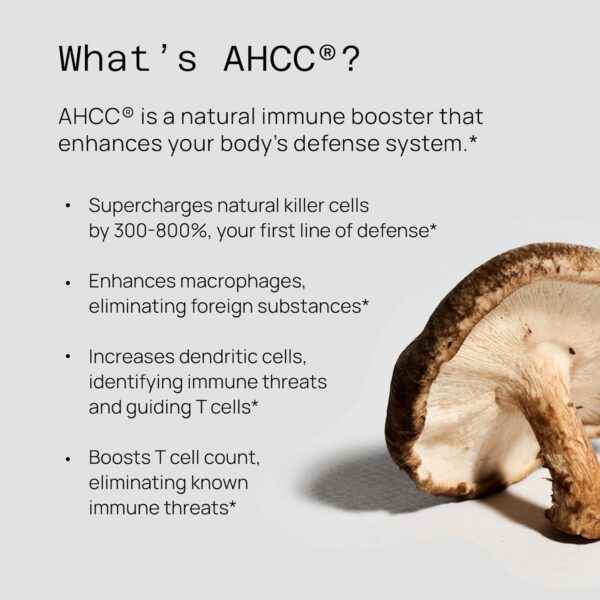Premium AHCC Immune Support Supplement - Most Bioavaliable AHCC - Natural Mushroom Extract - Quality of Life AHCC Kinoko Rx - Image 4