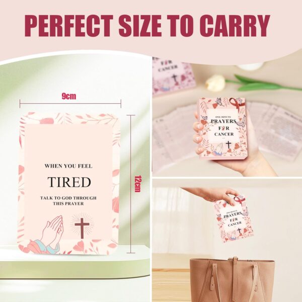 Breast Cancer gifts for woman, 72 Prayers for Cancer Patients female, Cancer comfort gifts, Cancer Patients Must Have,Chemo/Healing Gifts for Cancer, Things Bring to Chemo - Image 3
