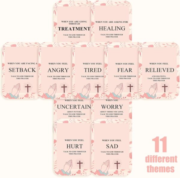 Breast Cancer gifts for woman, 72 Prayers for Cancer Patients female, Cancer comfort gifts, Cancer Patients Must Have,Chemo/Healing Gifts for Cancer, Things Bring to Chemo - Image 5