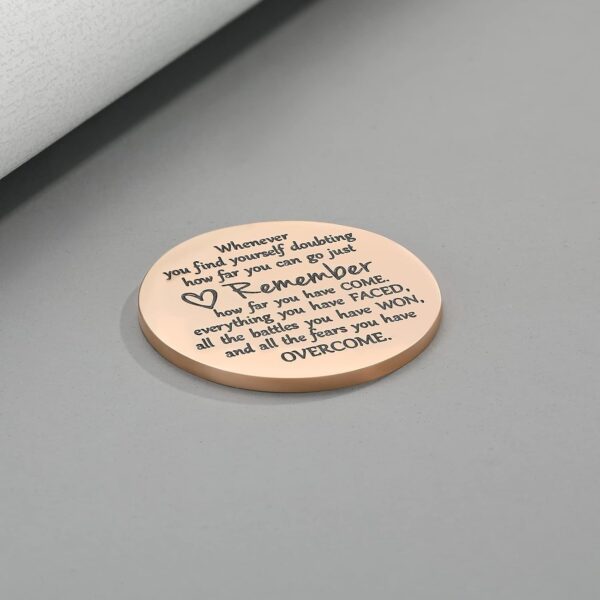 MIXJOY Little Pocket Hug Keepsake Long Distance Gifts for Friends BFF Bestie, Encouragement Cancer Survivor Recovery Gifts, Thinking of You Token, Double Sided - Image 3