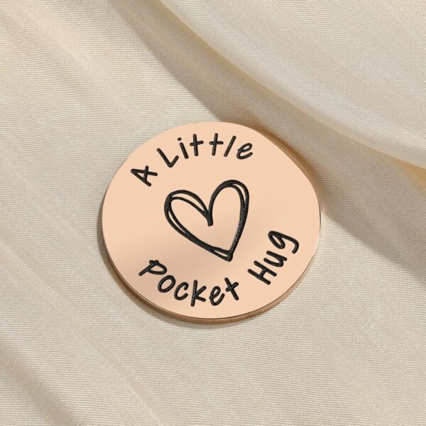 MIXJOY Little Pocket Hug Keepsake Long Distance Gifts for Friends BFF Bestie, Encouragement Cancer Survivor Recovery Gifts, Thinking of You Token, Double Sided - Image 4