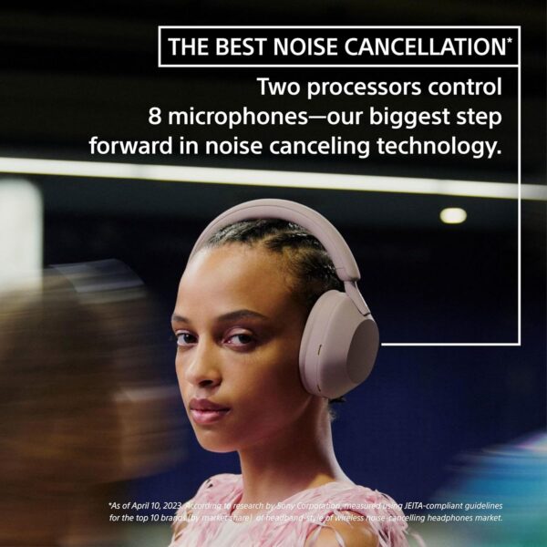 Sony WH-1000XM5 The Best Wireless Noise Canceling Headphones, Auto NC Optimizer, 30-Hour Battery, Alexa Voice Control, Black - Image 3