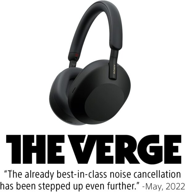 Sony WH-1000XM5 The Best Wireless Noise Canceling Headphones, Auto NC Optimizer, 30-Hour Battery, Alexa Voice Control, Black - Image 9
