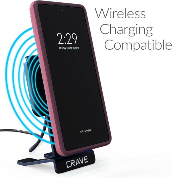 Crave Dual Guard for Google Pixel 7 Case, Shockproof Protection Dual Layer Case for Google Pixel 7 - Berry - Image 6
