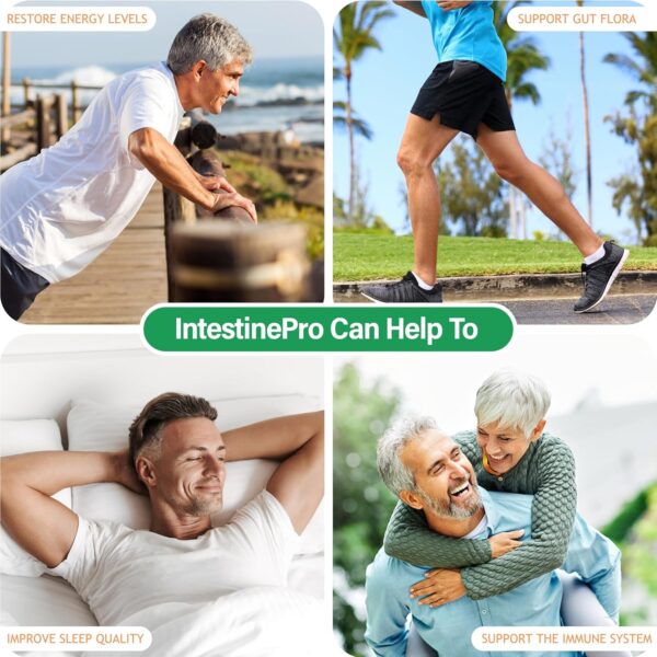 IntestinePro Intestine Support for Humans with Non-GMO Wormwood, Black Walnut, Echinacea + 15 More Premium Ingredients, 60 Vegetarian Capsules - Image 5