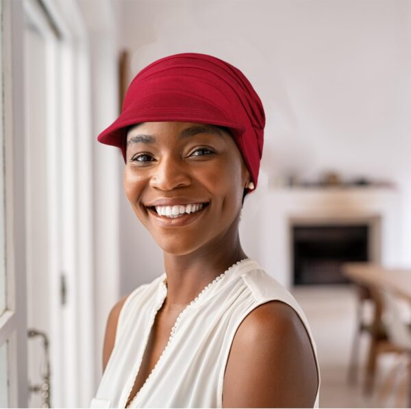 4 Pcs Soft Bamboo Baseball Cap for Women, Chemo Hats for Hair Loss - Image 4
