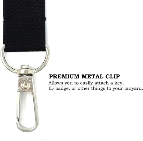 Vinylcation Pink Awareness Ribbon Lanyard for Supporting Breast Cancer and Many More Great Causes! Keychain and ID Holder for Keys or Badge | Durable Woven Polyester - Image 4