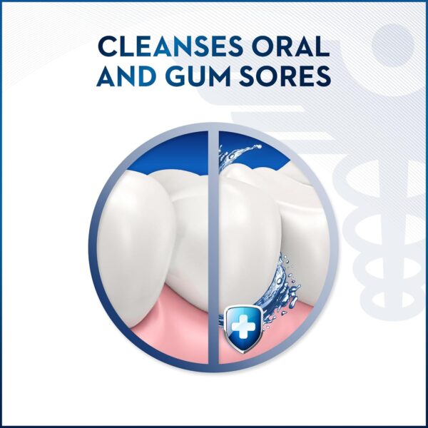 Oral-B Mouth Sore Mouthwash Special Care Oral Rinse, Hydrogen Peroxide Mouthwash, 16 fl oz, Mouthwash Alcohol Free - Image 6