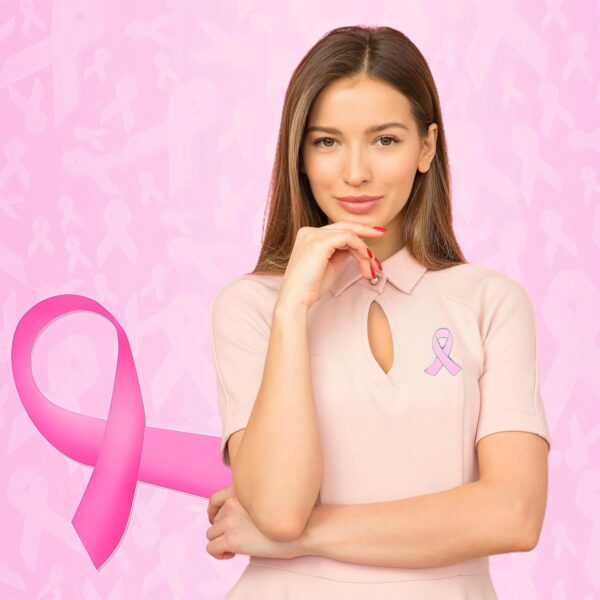 25/50/100/200 pieces pink ribbon pins breast cancer awareness enamel lapel pin for Women Breast Cancer Awareness Brooch pins Charity Public Social Event badge bulk - Image 3