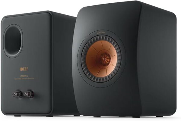 KEF LS50 Meta Passive Bookshelf Speakers - Pair (Carbon Black) - Image 3