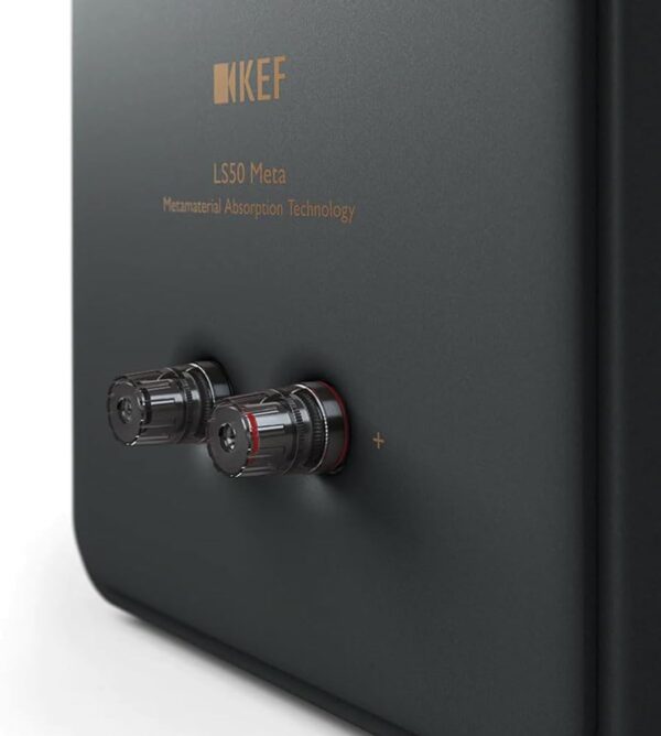 KEF LS50 Meta Passive Bookshelf Speakers - Pair (Carbon Black) - Image 4