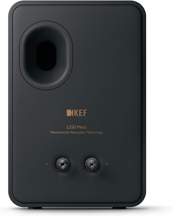 KEF LS50 Meta Passive Bookshelf Speakers - Pair (Carbon Black) - Image 8