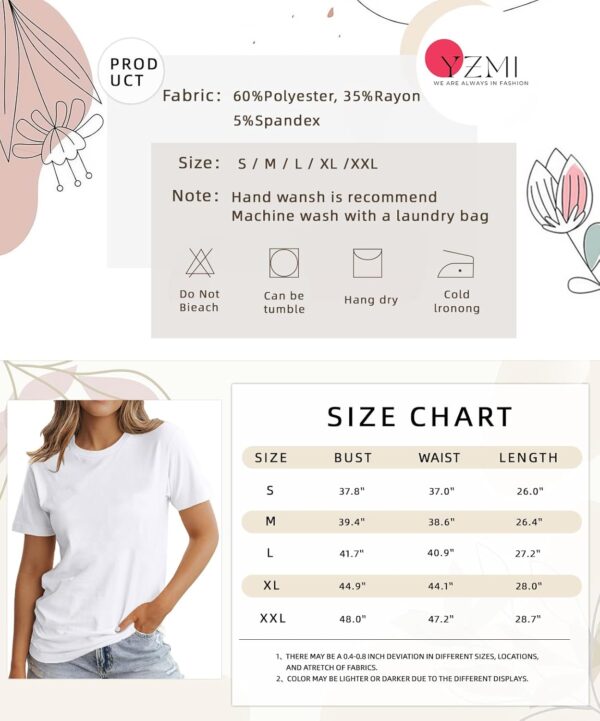 Breast Cancer Shirts for Women Breast Cancer Awareness Shirt Pink Ribbons Tee Tops - Image 6