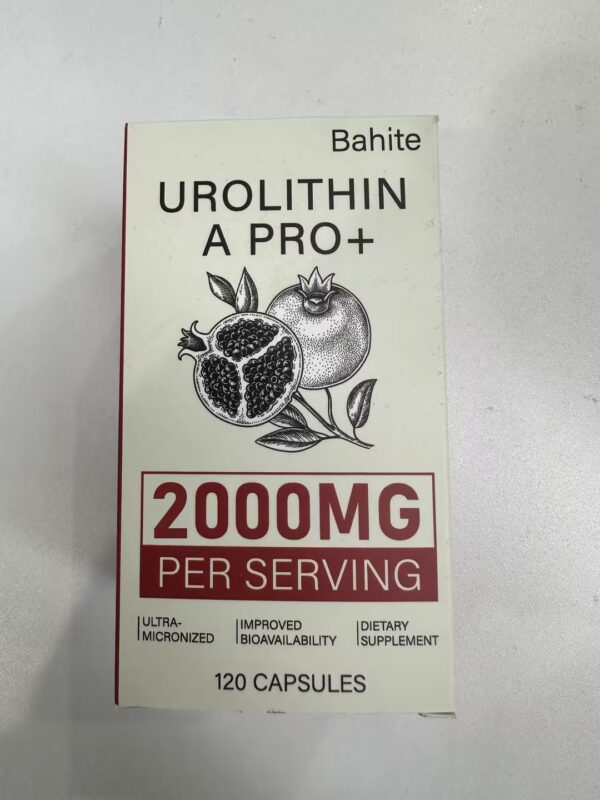 Urolithin A Supplement Capsules 2000MG, High Potency Urolithin A+ Supplement for Healthy Aging, Muscle Recovery, Cellular Health & Vitality Support, 120 Capsules - Image 8
