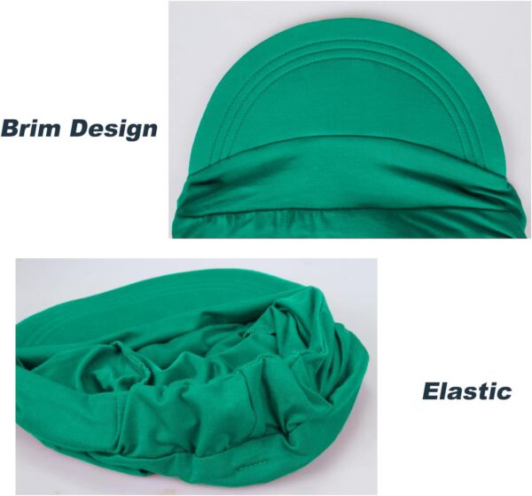 6 Pieces Soft Cancer Headwear for Women, Classic Baseball Cap Chemo Hats for Hair Loss - Image 2