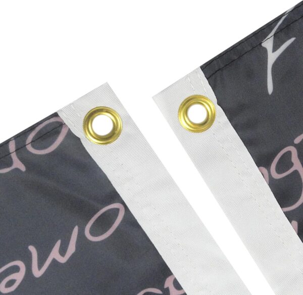 AZ FLAG - Breast Cancer Inscriptions Flag - 3x5 Ft - 100D Polyester Pink Ribbon Banner with Two Metal Grommets - Fade Resistant - Vivid Colors - 3' x 5' Feet - 150x90 Cm - Image 2