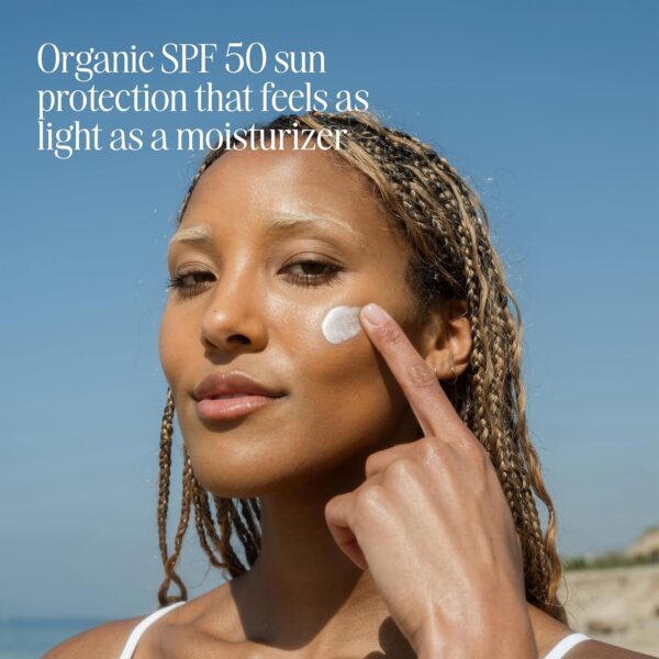 COOLA Organic Face Sunscreen SPF 50 Sunblock Lotion, Dermatologist Tested Skin Care for Daily Protection, Vegan and Gluten Free, 1.7 Fl Oz - Image 2