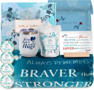 Cancer Care Gifts for Women - Chemo Care Package for Women - Get Well Soon Gifts Basket - Chemotherapy Must Haves - Hug in a Box