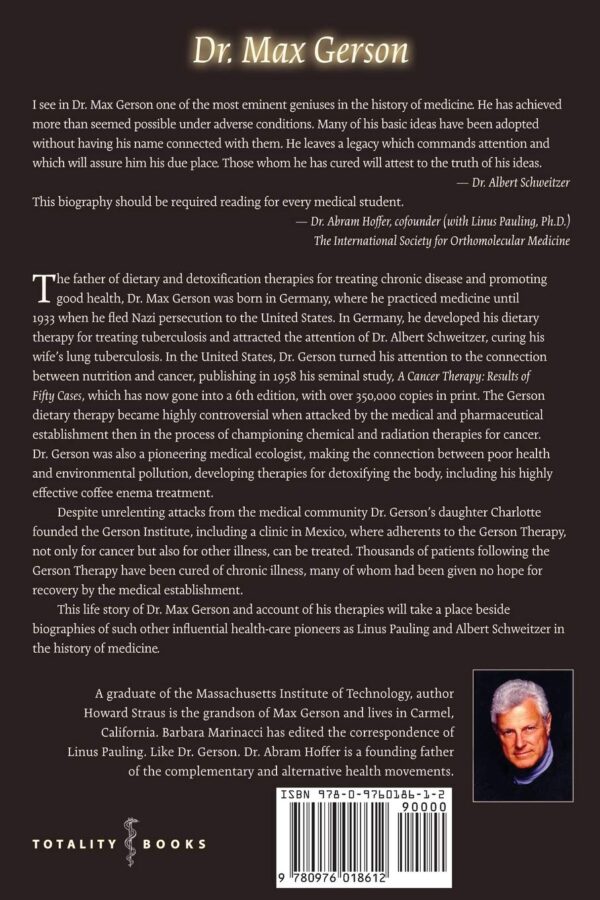Dr. Max Gerson Healing the Hopeless - Image 2