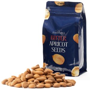 Eastanbul Apricot Seeds, 14.5oz, Apricot Kernels, Raw & Bitter Seeds, 100% Natural Farm Fresh Premium Bitter Kernels, Almondy from Turkey, Vegan, Gluten Free, Non GMO