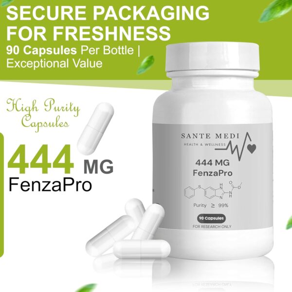 FenzaPro| Fen 444 mg | 90 ct | 99% Pure | Research Purpose Only | 3rd Party Tested - Image 2