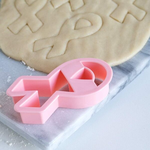 Fox Run Pink Ribbon Cookie Cutter, 2.5" x 4.5" - Image 2