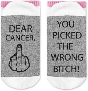 FujLoy Cancer Socks, Cancer Patients Must Have, Chemotherapy Must Haves.