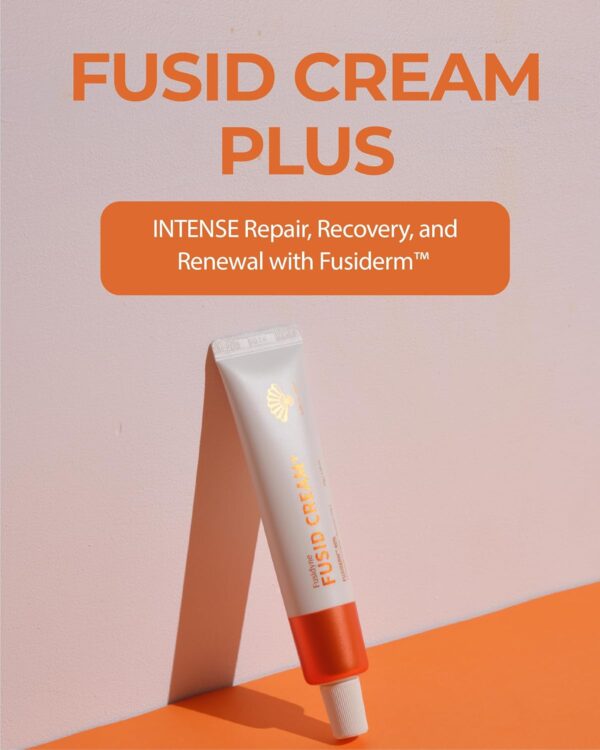 Fusid Cream Plus (0.5oz) - Moisturizer Face Cream for Daily Hydration, Even Skin Tone Travel Essentials Korean Moisturizer for Face with Fusiderm, Peptides, Vitamin C - Image 2