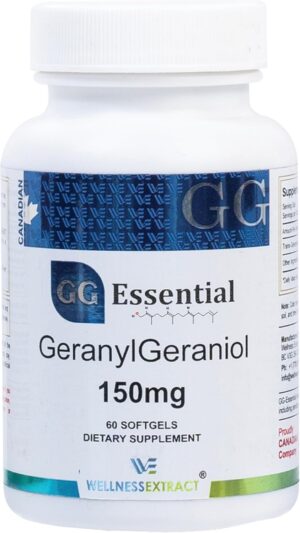 GG Essential Annatto Derived Dietary Supplement for Statin Users, Pack of 60 Softgels Capsules 150mg