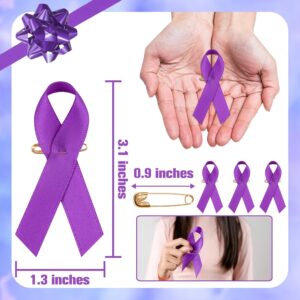 Halatool-100-PCS-Purple-Awareness-Satin-Ribbon-Safty-Pins-Reusable-Domestic-Violence-Overdose-Pancreatic-Cancer-Alzheimers-Awareness-Lapel-Pins-for-Society-Events-Funeral-Memorial.jpg