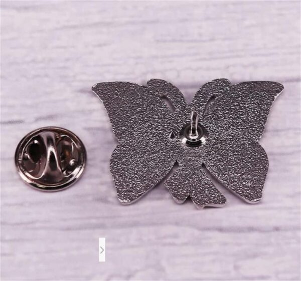 Love Faith Strength Hope Butterfly Design Breast Cancer Awareness Lapel Pin Badge Jewelry for Backpacks Badges Hats Bags - Image 2